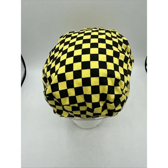 Baseball Cap New York Casino Las Vegas Taxi Cab Snapback Vintage Checkered - Picture 7 of 13